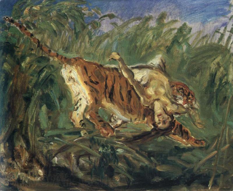Max Slevogt tiger in the jungle